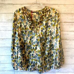 Boden Limited Edition NWT beaded silk blouse size 12